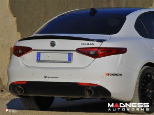 Alfa Romeo Giulia Trunk Spoiler - Fiberglass - Stile Italia Alfa Romeo Giulia Trunk Spoiler - Fiberglass - Stile Italia